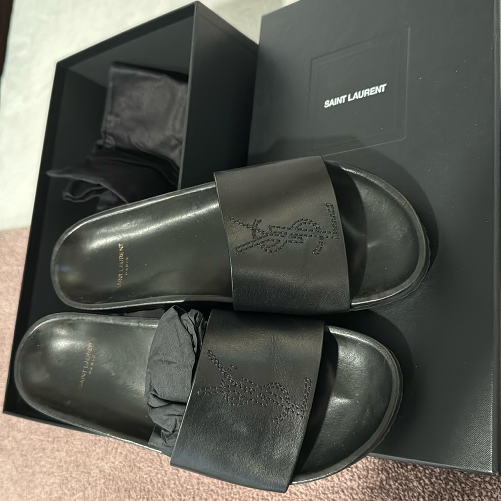 Saint Laurent slides
